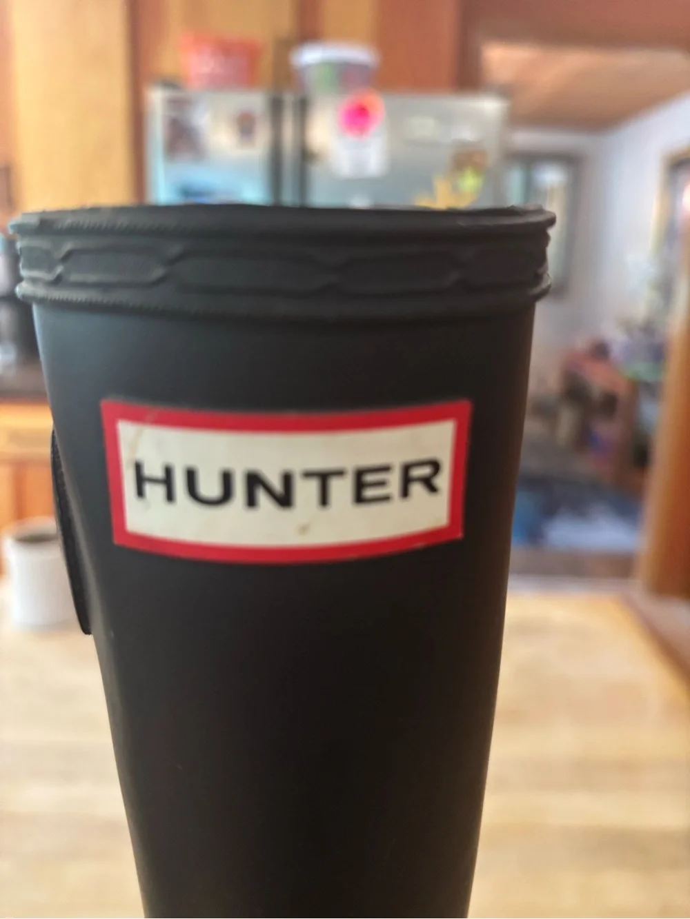 Hunter Original Tall Matte Rain Boots Black - VGUC